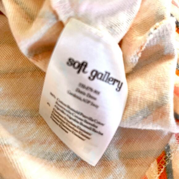 Soft Gallery Candy Stripe girls ecru summer short sleeve dress size 12 - Picture 8 of 9